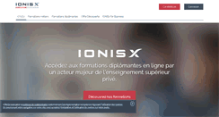 Desktop Screenshot of ionisx.com