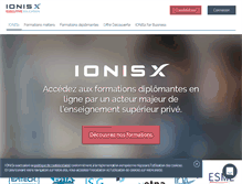 Tablet Screenshot of ionisx.com